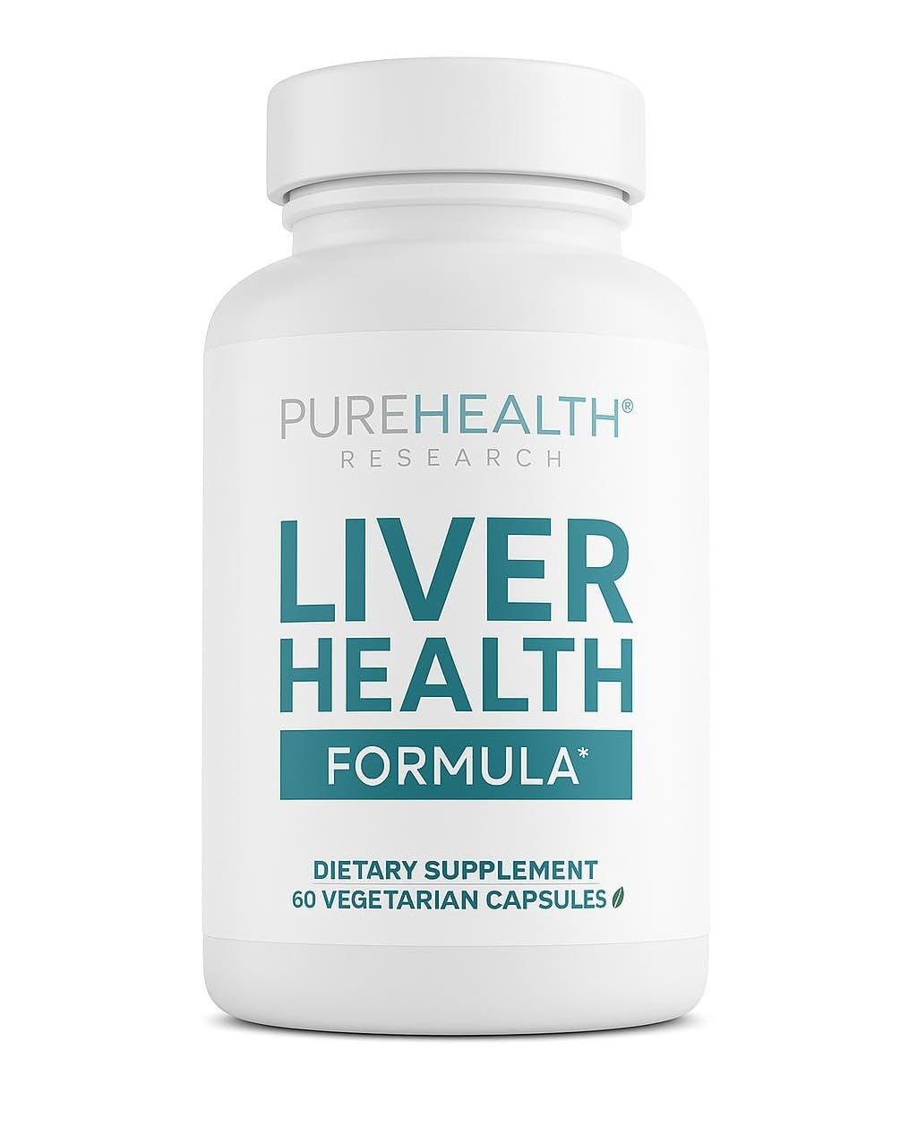 PUREHEALTH RESEARCH Liver Health Formula 60 Vegetarian Capsules