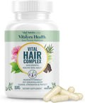 VITAL NUTRITIVE Vital Hair Complex – Biotin & Vitamin B Hair Vitamins for Women & Men – Supports Healthy Hair, Skin & Nails – Hormone-Free, Gluten-Free – Hair Supplement for Women & Men