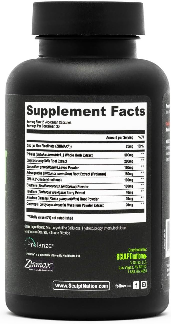 Sculpt Nation by V Shred TestBoost Max 60 vegetarian Capsules