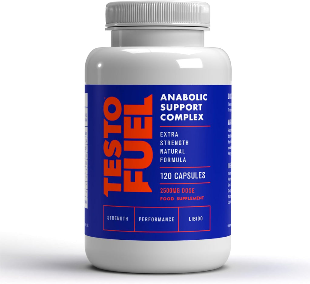 TestoFuel 120 T-Booster Pills - Test Booster for Men - 100% Natural Ingredients