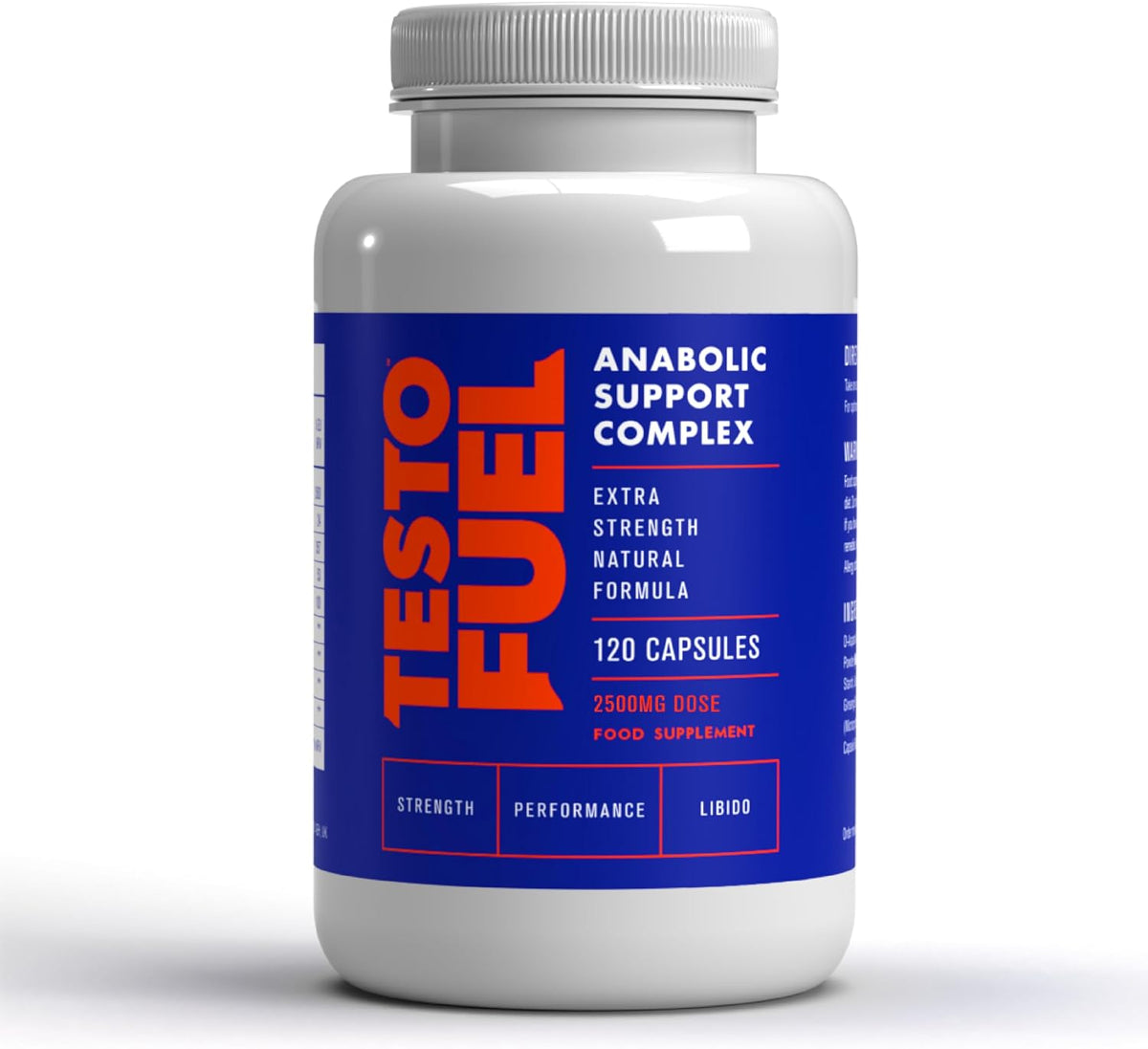 TestoFuel 120 T-Booster Pills - Test Booster for Men - 100% Natural Ingredients
