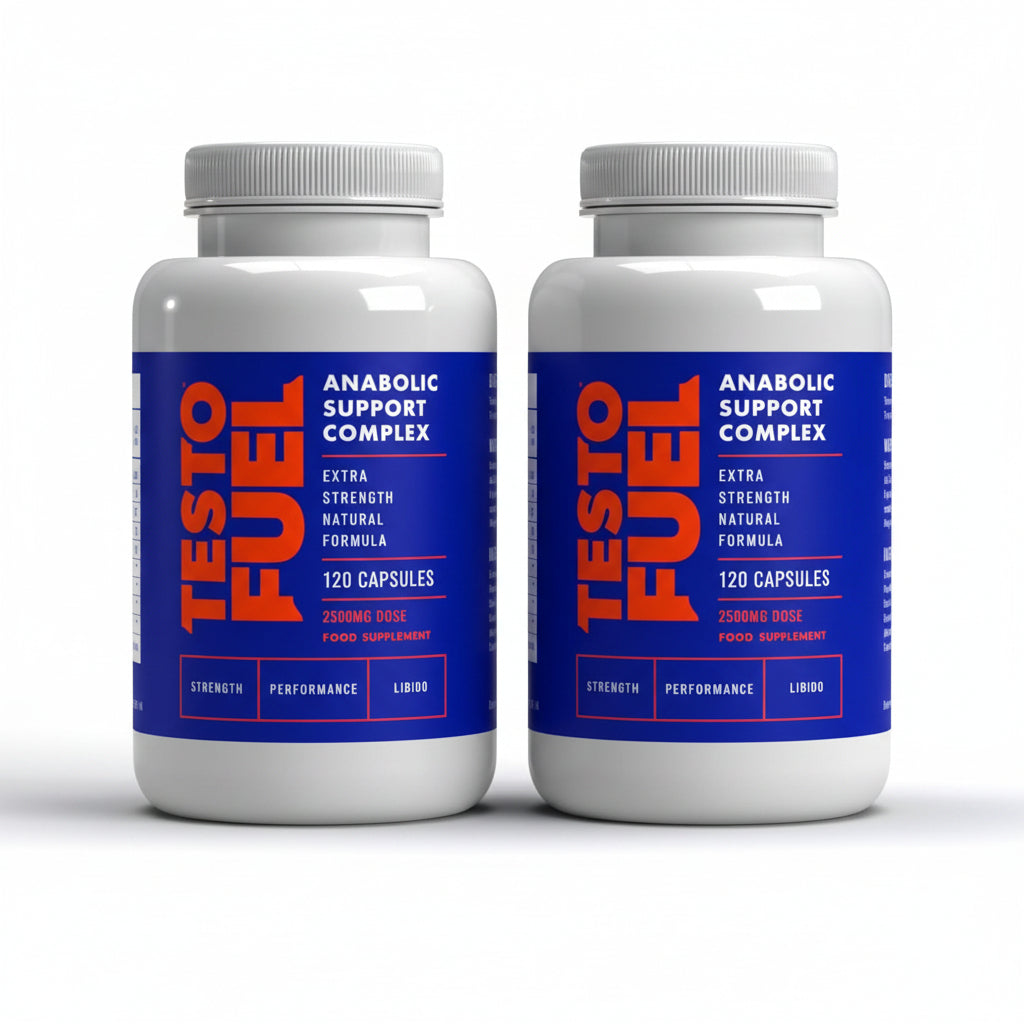 TestoFuel 120 T-Booster Pills - Test Booster for Men - 100% Natural Ingredients