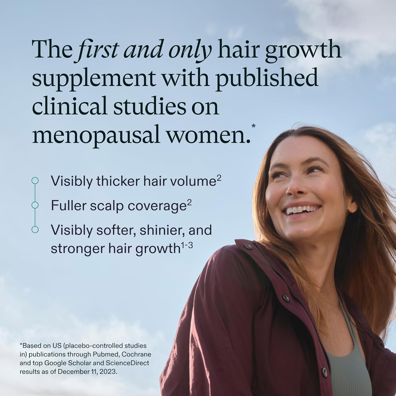 Nutrafol Women’s Balance Hair Growth Supplement – Ages 45+ – 1 Month Supply