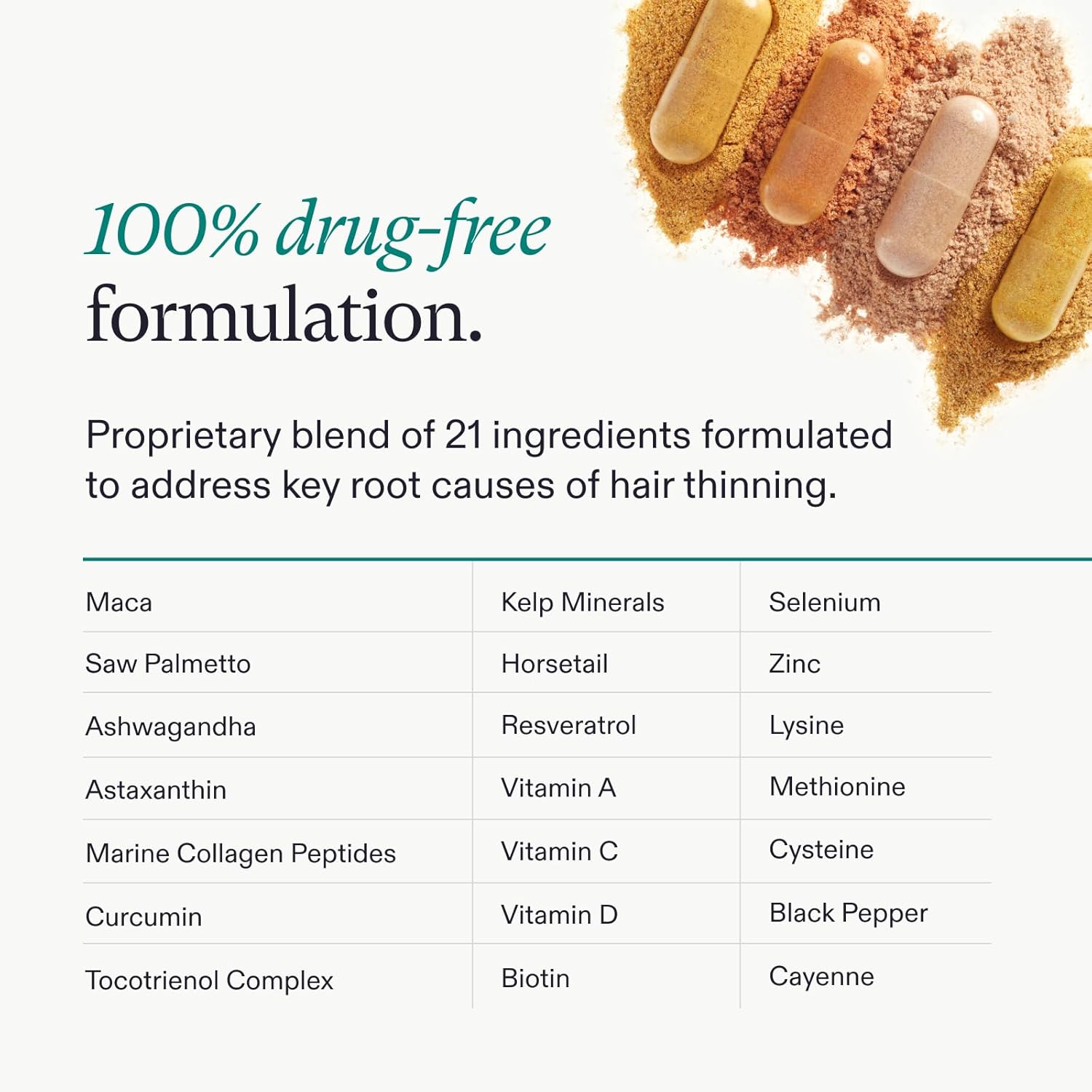 Nutrafol Women’s Balance Hair Growth Supplement – Ages 45+ – 1 Month Supply