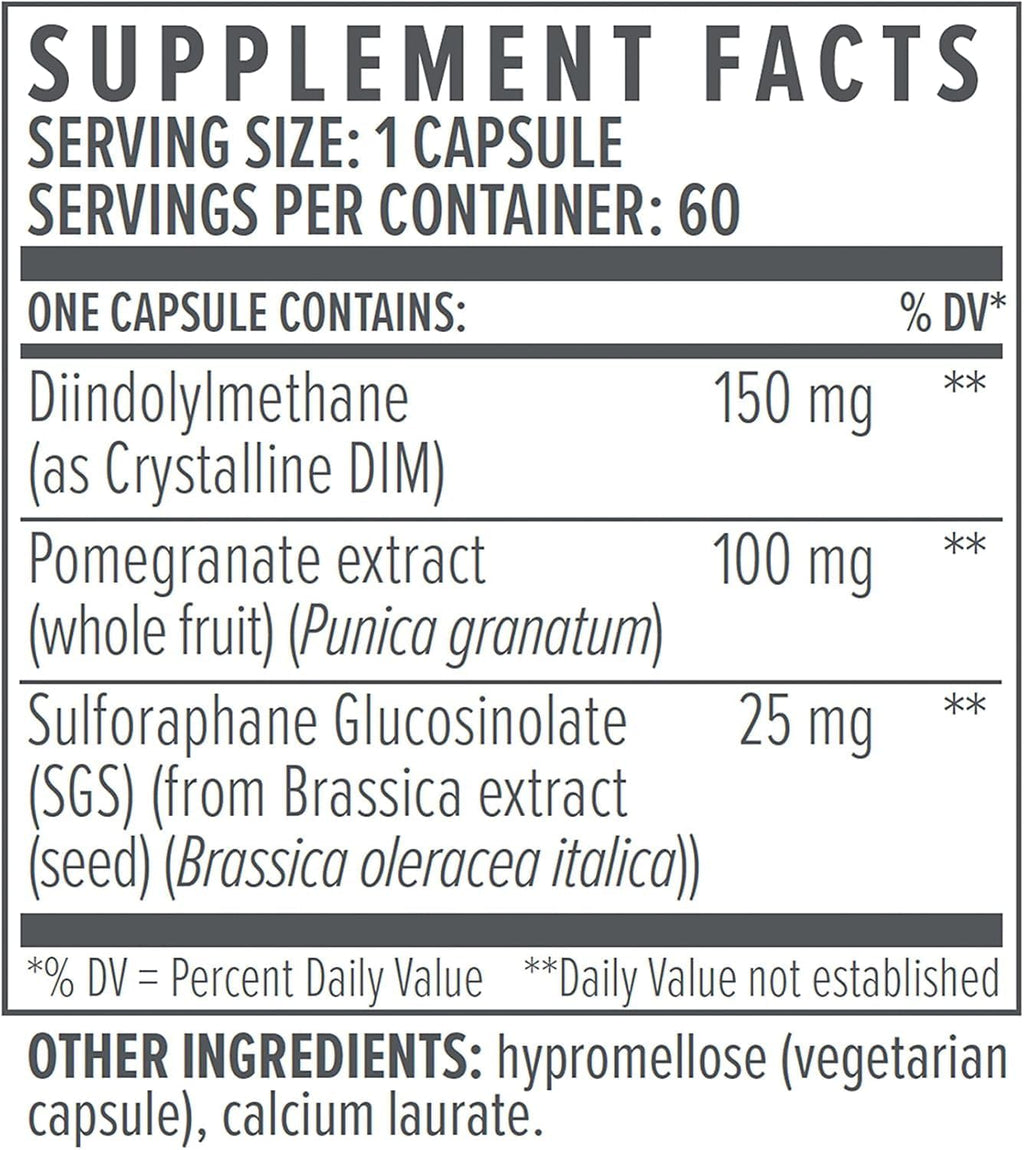 Biote DIM SGS+ Hormone + Detox Support 60 Capsules