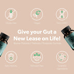 Probiotics For Weight Management & Digestive Health, 3 In 1 Gut Health Probiotics And Prebiotics/Postbiotics, Slow Release Synbiotic Probiotic