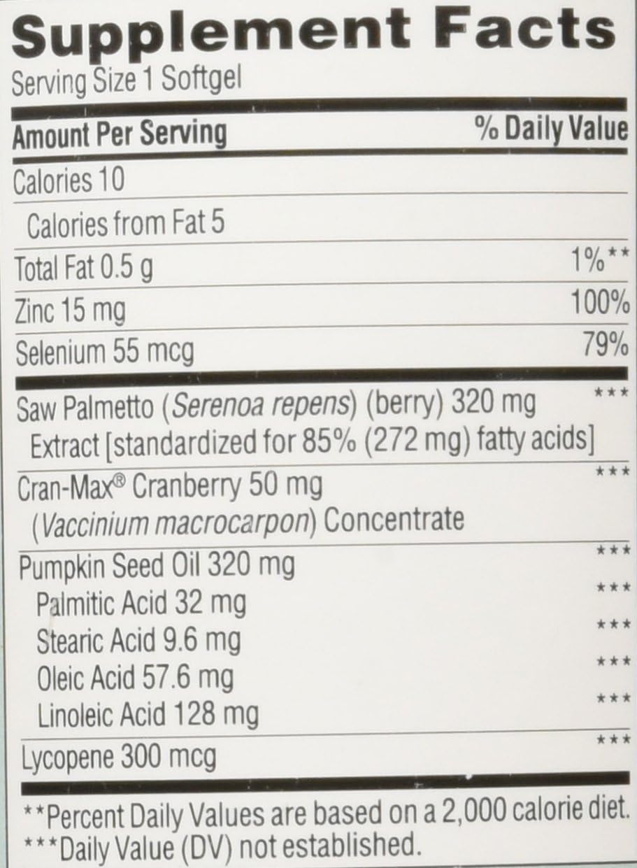 Trunature Prostate Plus Health Complex 250 Softgels