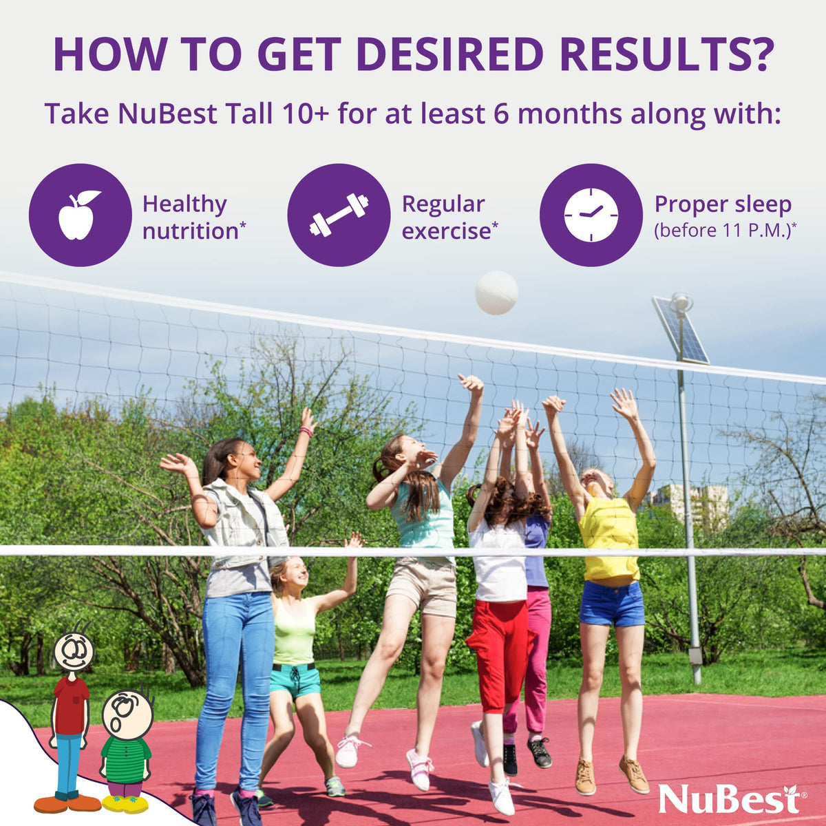 NuBest Tall 10+ Teens Growth Formula – 60 Capsules by NuBest Nutrition®