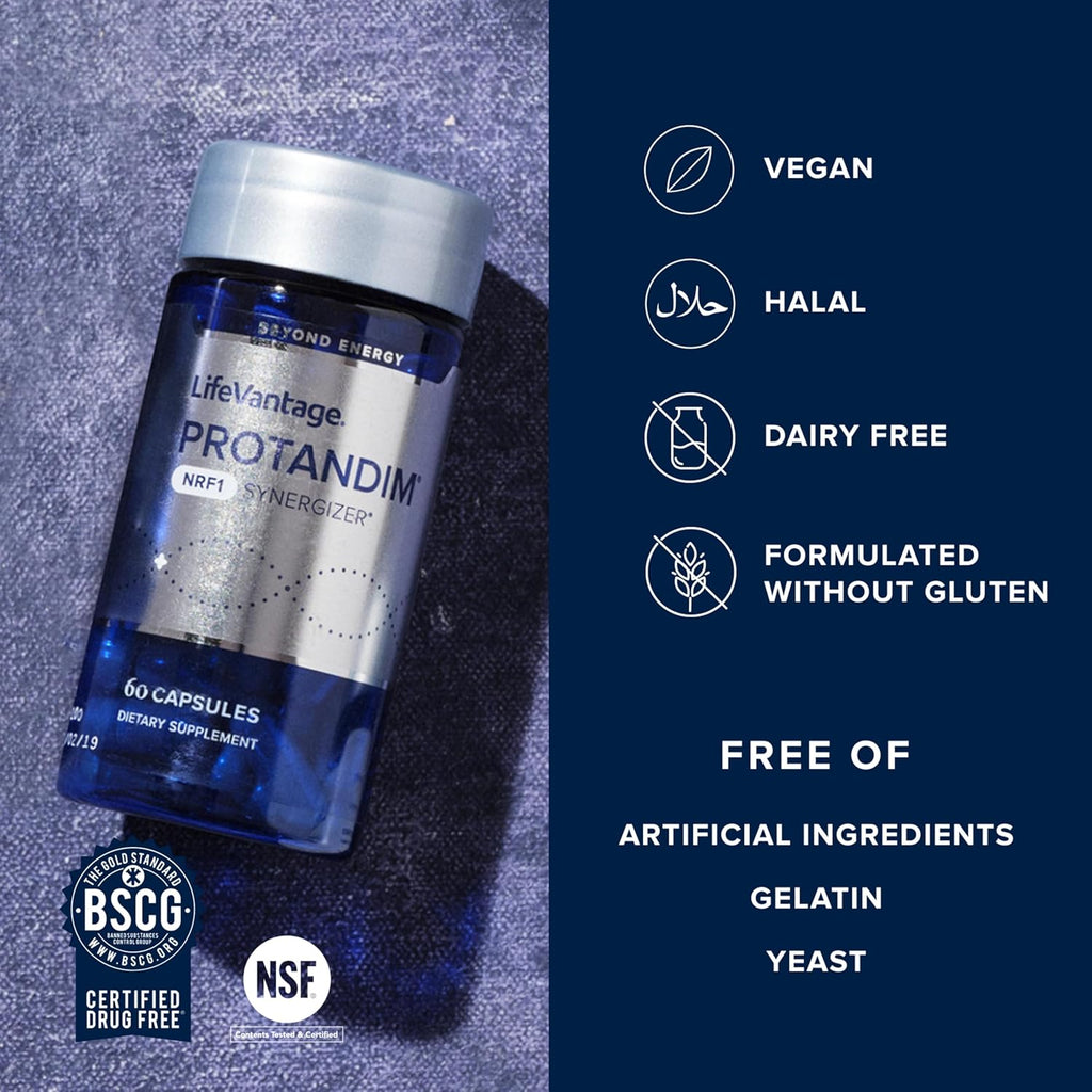 LifeVantage Protandim NAD Synergizer – Advanced Cellular Energy & Healthy Aging Support 60 Capsules