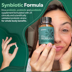 Probiotics For Weight Management & Digestive Health, 3 In 1 Gut Health Probiotics And Prebiotics/Postbiotics, Slow Release Synbiotic Probiotic
