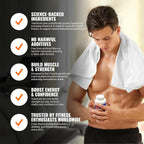TestoFuel 120 T-Booster Pills - Test Booster for Men - 100% Natural Ingredients