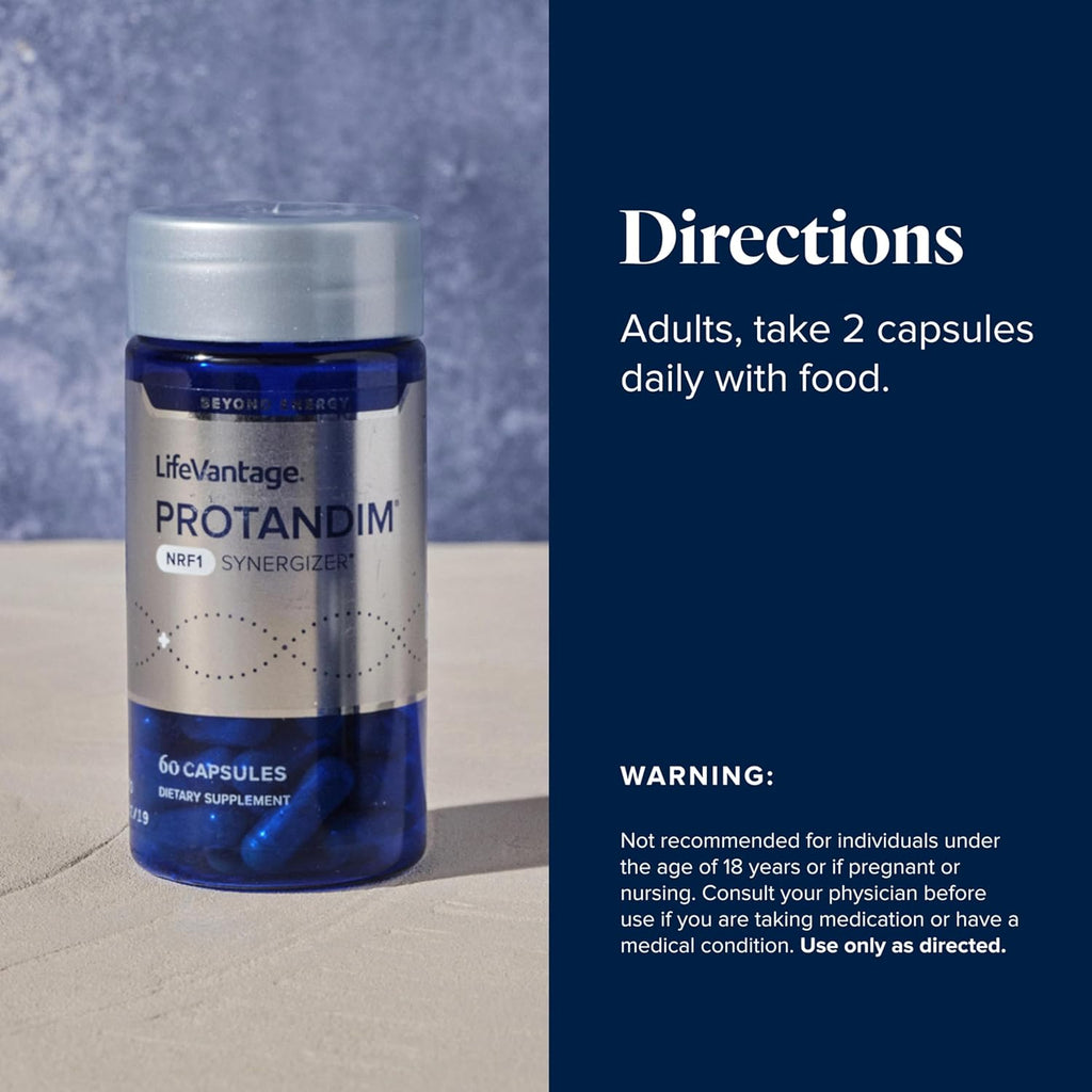 LifeVantage Protandim NAD Synergizer – Advanced Cellular Energy & Healthy Aging Support 60 Capsules