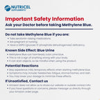 Nutricel Supplements Methylene Blue Capsules - Pharmaceutical Grade Supplement - Made in America - 12mg (USP Grade) with Vitamin C Ester Enhanced Absorption - Third Party Tested (60ct)