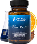 Nutricel Supplements Methylene Blue Capsules - Pharmaceutical Grade Supplement - Made in America - 12mg (USP Grade) with Vitamin C Ester Enhanced Absorption - Third Party Tested (60ct)