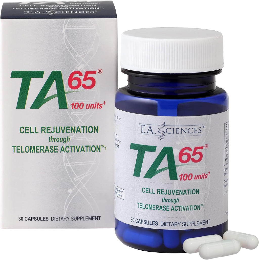 TA Sciences TA-65 100 Units Cell Rejuvenation Through Telomerase Activation 